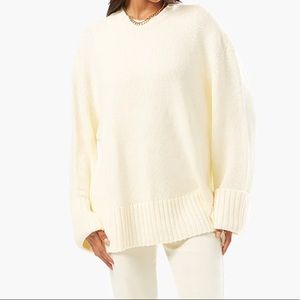 WeWoreWhat Oversized Crew Neck Sweater